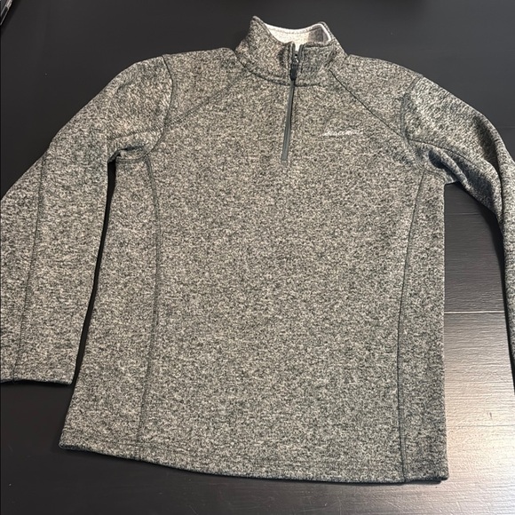Other - Eddie Bauer Gray Quarter-Zip Pullover
